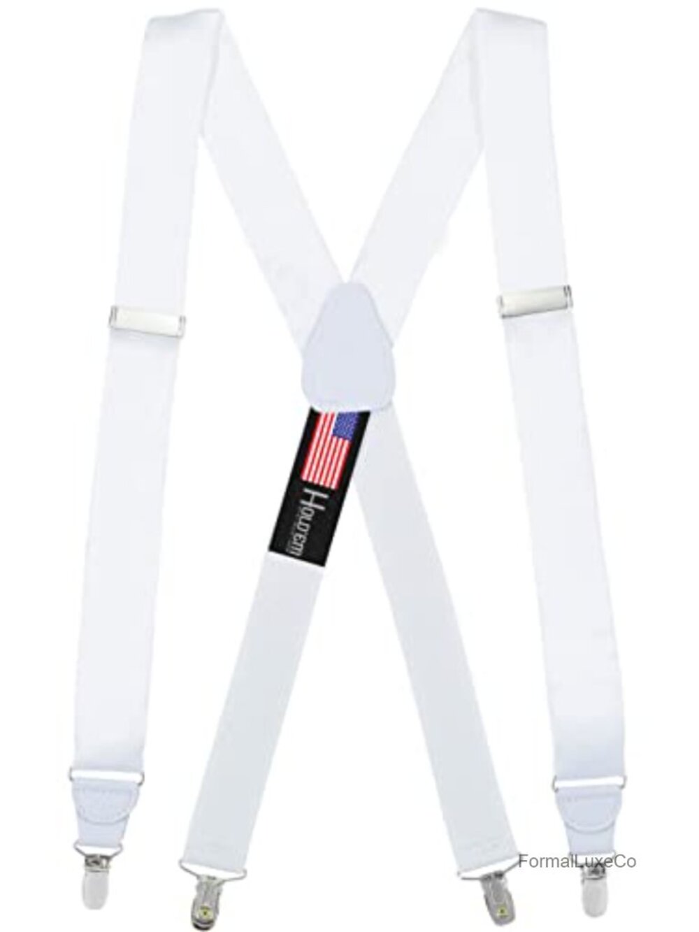 100% Silk Suspenders Clip End Tuxedo Dress Suspenders Made in USA